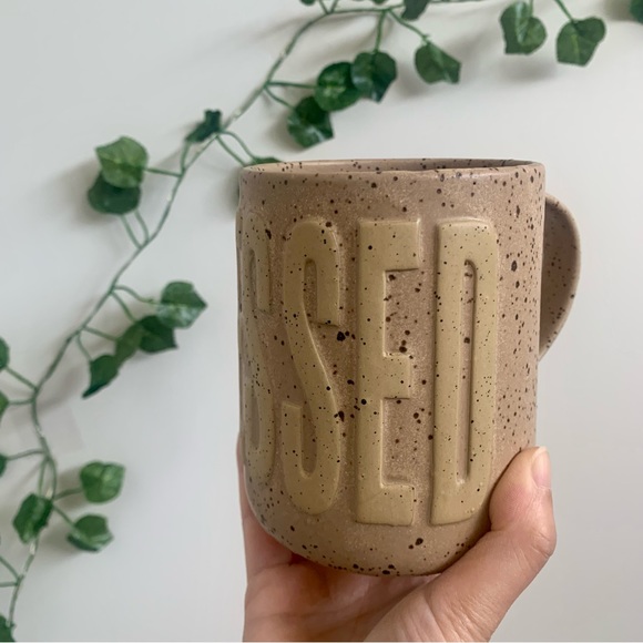 Blessed Embossed Text 18.75 oz Mug - Picture 2 of 4